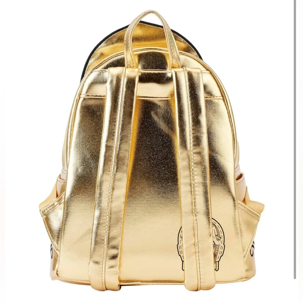 Loungefly Star Wars C-3PO Embroidered Day of the Dead Cosplay Backpack NWT